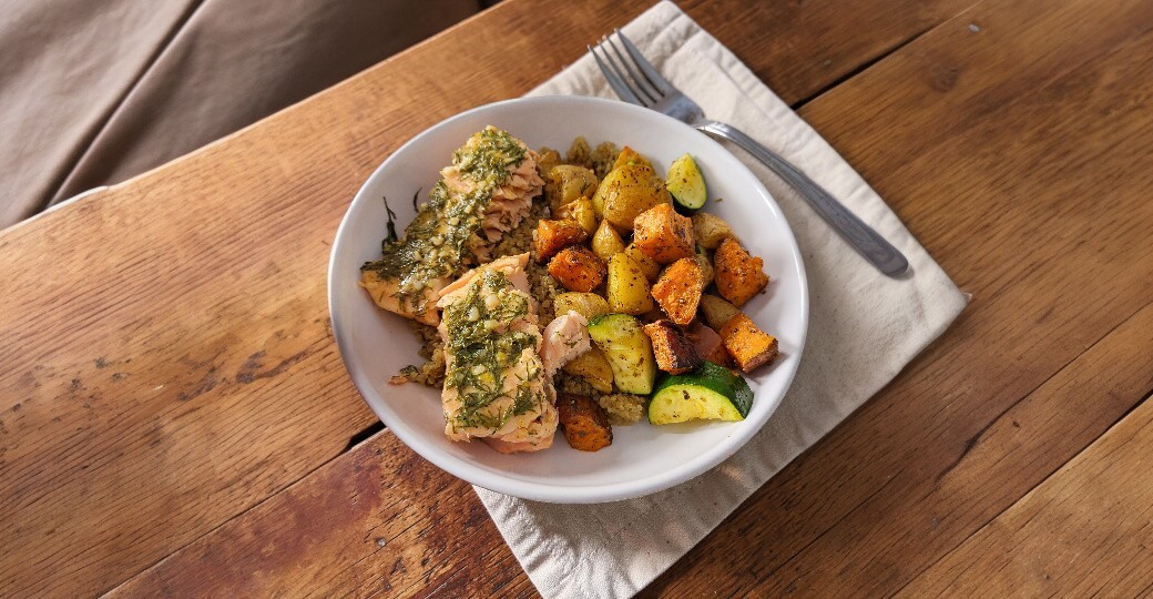 Honey Dijon Dill Salmon